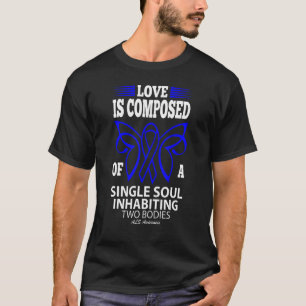 Liebe ist ein Single-Soul in zwei Körpern als T-Shirt