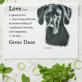 Liebe ist ein tolles, trockenes Geschenk Geschirrtuch