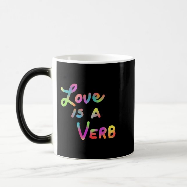 Liebe ist ein Verb Verwandlungstasse (Links)