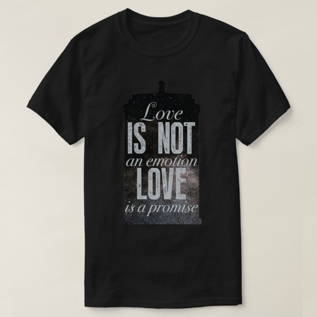 Liebe ist ein Versprechen T-Shirt (Design vorne)