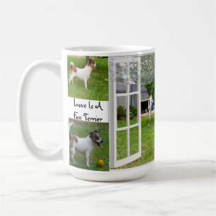 Liebe ist eine Fox Terrier, Kaffeetasse
