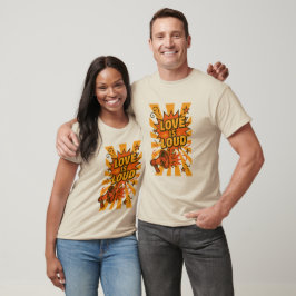 Liebe ist eine laute, kühne Comic-Style-Aussage T-Shirt