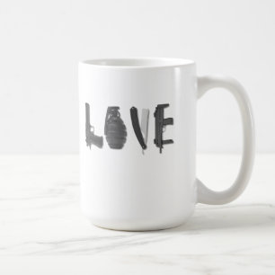 Liebe ist eine Waffe Lustiger Becher Tasse