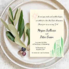 Liebe ist Evergreen Einladung