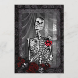 Liebe ist ewige gotische Hochzeit Einladung