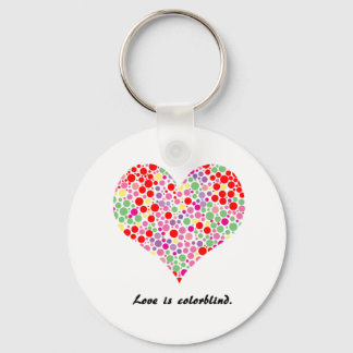 Liebe ist farbenblind. Schlüsselanhänger