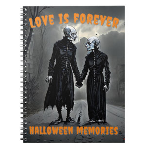 Liebe ist Forever - Halloween-Erinnerungen-Noteboo Notizblock