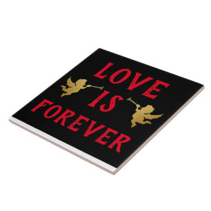 Liebe ist Forever Keramik Tile Fliese