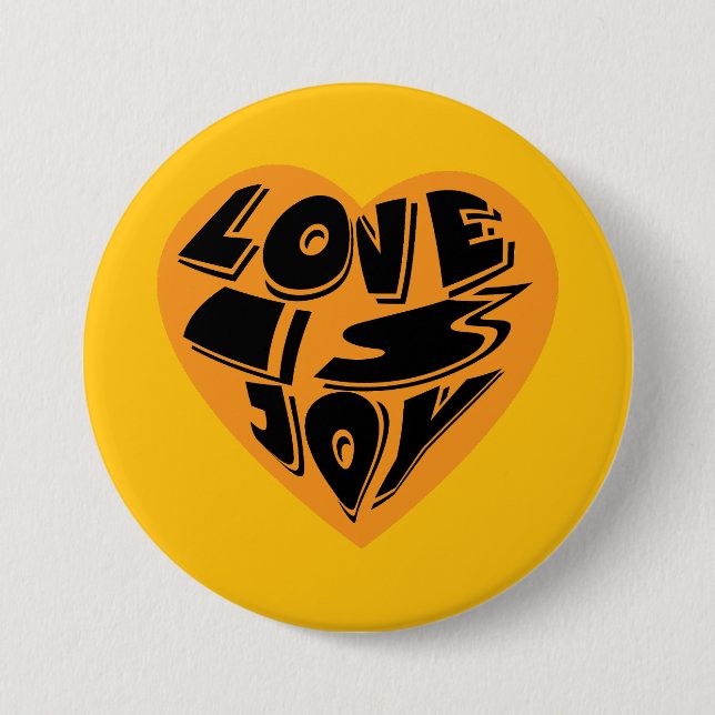 Liebe ist Freude Button (Vorderseite)