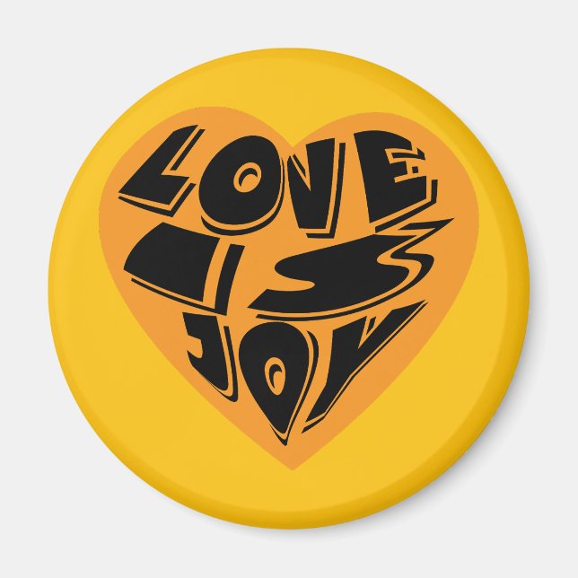 Liebe ist Freude Magnet (Vorne)
