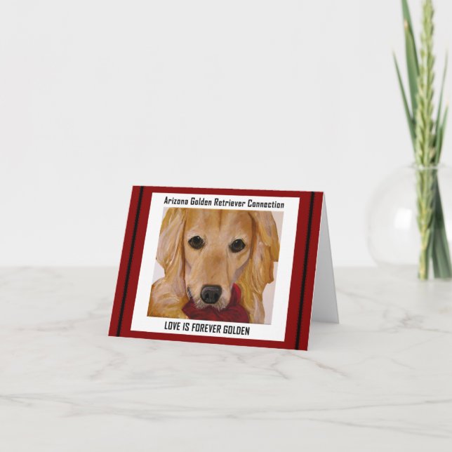 Liebe ist für immer golden karte (Vorderseite)