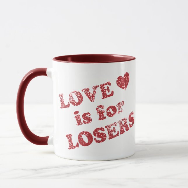 Liebe ist für Verlierer Tasse (Links)