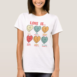 Liebe ist geduldig Bibelvers Zitat T-Shirt