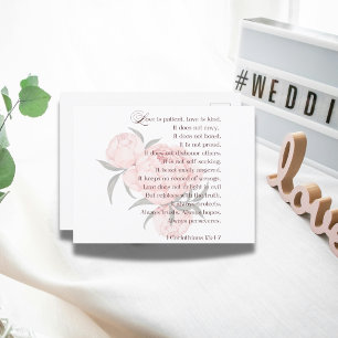 Liebe ist geduldig - Einladung zur Hochzeit
