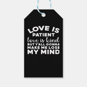Liebe ist geduldig Liebe ist freundlich Lustige ch Geschenkanhänger