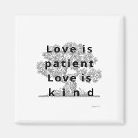 Liebe ist geduldig Liebe ist gütig Klassisches Aus