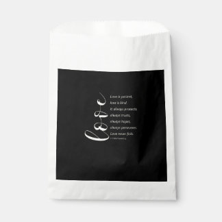 Liebe ist geduldig Liebe ist gütig Korinther Bibel Geschenktütchen