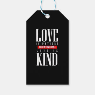 Liebe ist geduldig Zeitlose inspirierende Art Geschenkanhänger