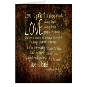 Liebe ist geduldige Mischung