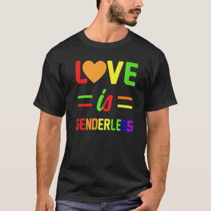 Liebe ist geschlechtslos Lesbisch Schwul Bisexuell T-Shirt