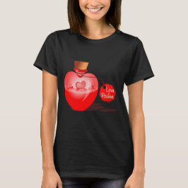 Liebe ist Gift - Herz-förmige Glasflasche T-Shirt