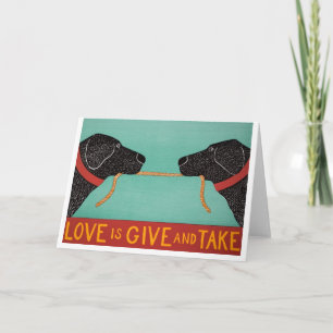 Liebe ist "Give and Take" - Karte von Stephen Hune