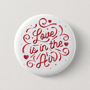 Liebe ist im Air Button Pinback