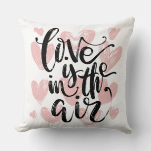 Liebe ist im Air Melon Heart Kissen