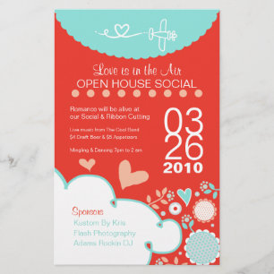 Liebe ist im Air Open House Flyer