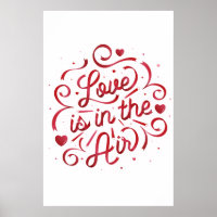 Liebe ist im Air Poster 24x36