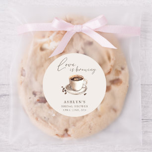 Liebe ist im Anflug - Junggesellinnenabschied-Aufk Runder Aufkleber