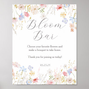 Liebe ist im Bar von Bloom Poster