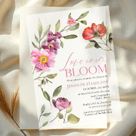Liebe ist im Bloom Rosey Floral Spring Brautparty