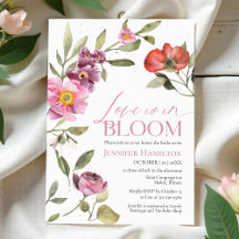 Liebe ist im Bloom Rosey Floral Spring Brautparty