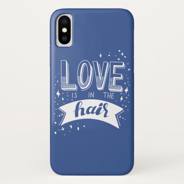 Liebe ist im Haar Case-Mate iPhone Hülle (Rückseite)