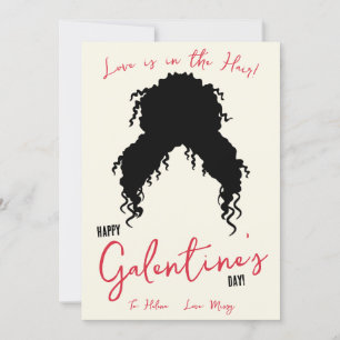 Liebe ist im Haar, Haargummi, Scrunchie Geschenkka Einladung