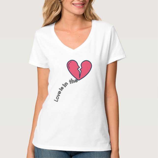 Liebe ist im Herzen - sinnlich & romantisch T-Shirt (Vorderseite)