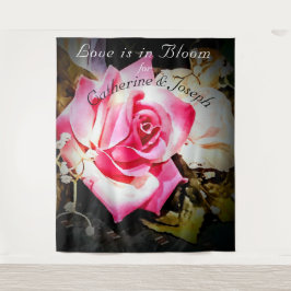 Liebe ist im Hintergrund der blutigen Hochzeit Wandteppich