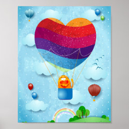 Liebe ist im Luftplakat Poster