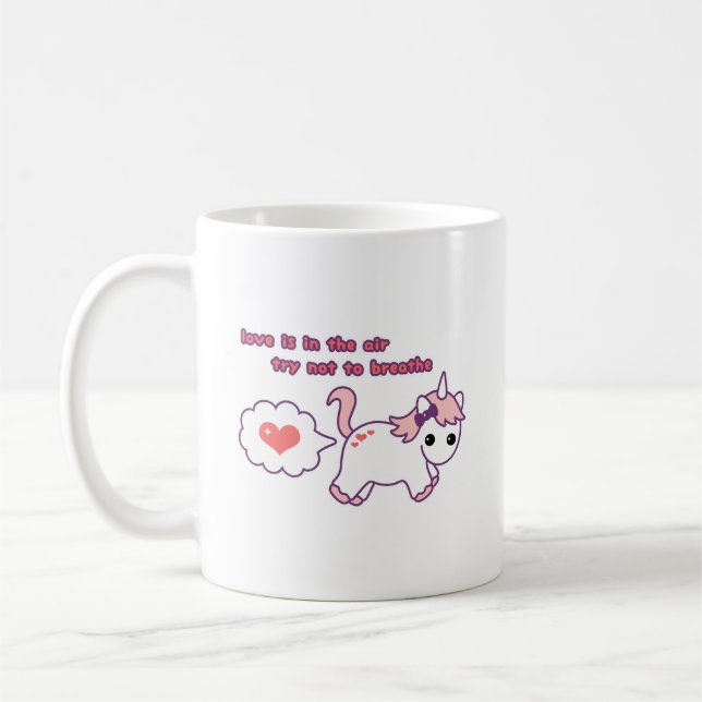 Liebe ist im LuftValentine Tasse (Links)