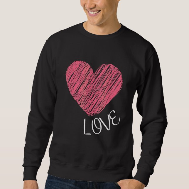 Liebe ist immer schön. sweatshirt (Vorderseite)