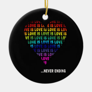 LIEBE IST… IMMER WÄHREND KERAMIKORNAMENT