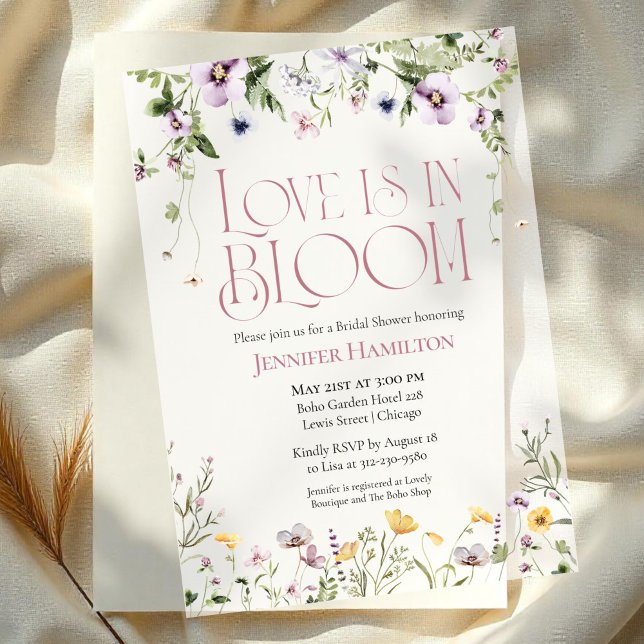 Liebe ist in Bloom | Aquarellfarbenes Brautparty (Von Creator hochgeladen)