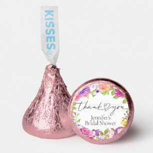 Liebe ist in Bloom   Aquarellfarbenes Brautparty Etiketten