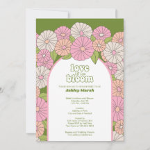 Liebe ist in Bloom - Boho Blume Brautparty
