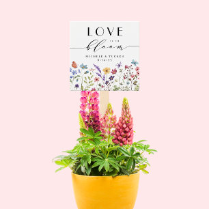 Liebe ist in Bloom Brautparty Gefälligkeitstablett