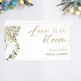 Liebe ist in Bloom Brautparty Pampas Grass Banner