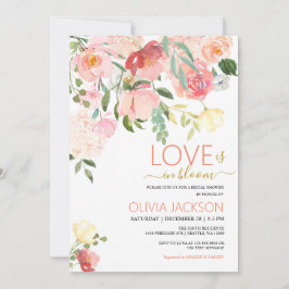 Liebe ist in Bloom Bridal Dusche Einladung