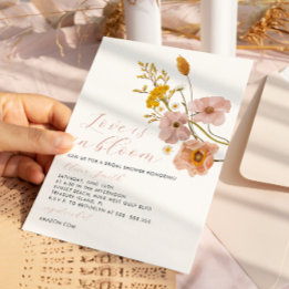 Liebe ist in Bloom Bridal Dusche Einladung