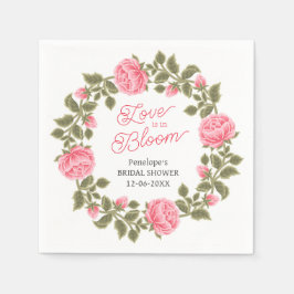 LIEBE IST IN BLOOM HÜBSCH PINK WILD-ROSE SERVIETTE
